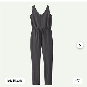 Patagonia Fleetwith Ink Black Jumpsuit